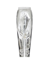 Pantalon évasé métallisé - Silver