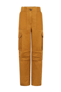 Pantalon cargo boutonné - Sahara