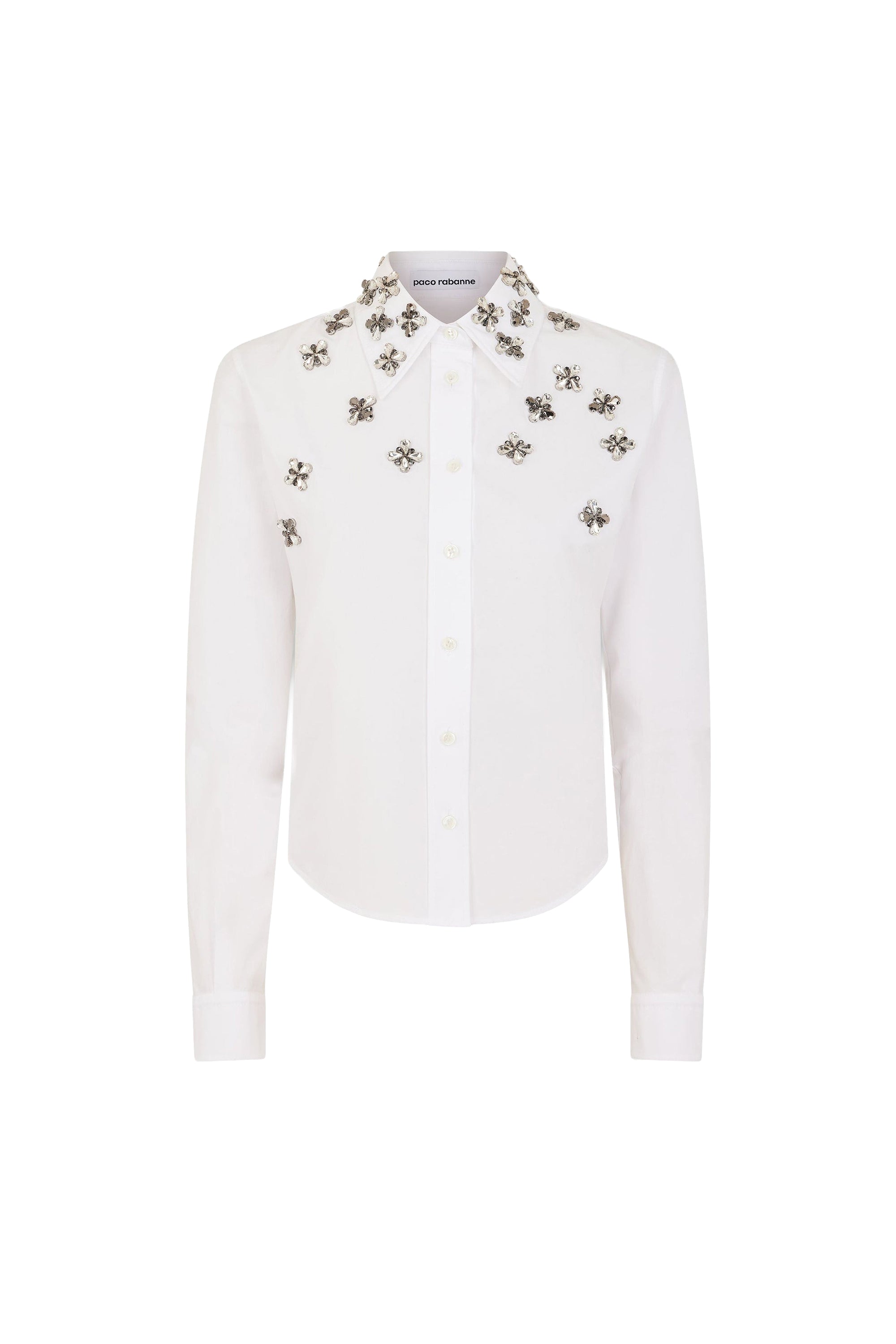 Cotton poplin shirt - White