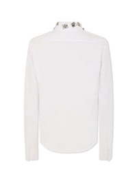 Cotton poplin shirt - White