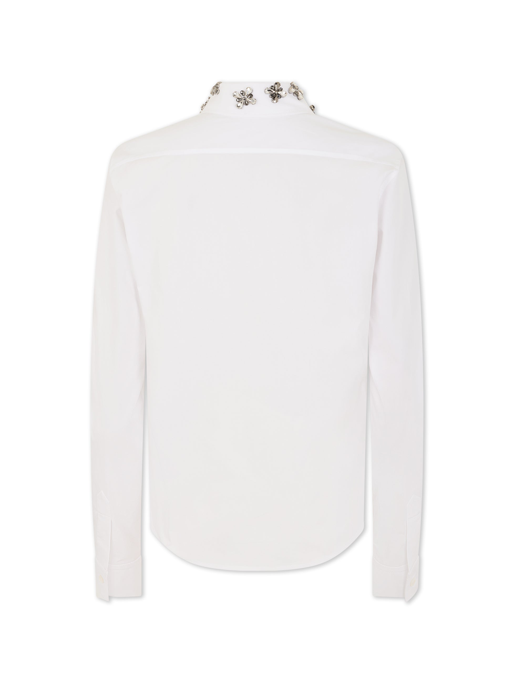 Cotton poplin shirt - White