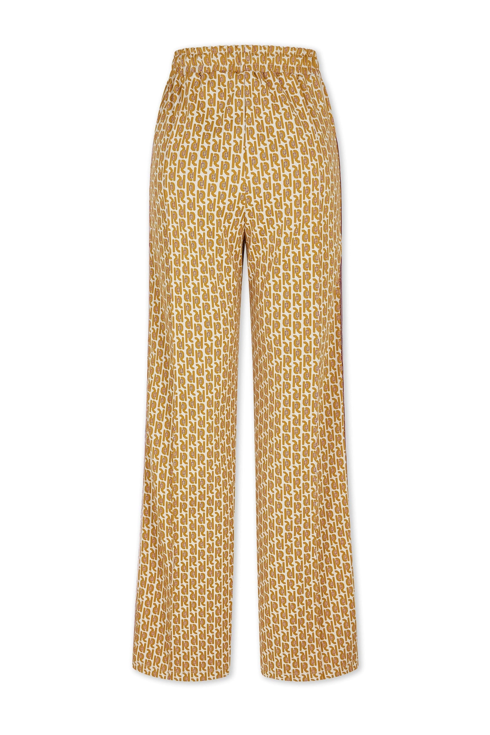 Monogrammed logo trousers - Monogram Beige