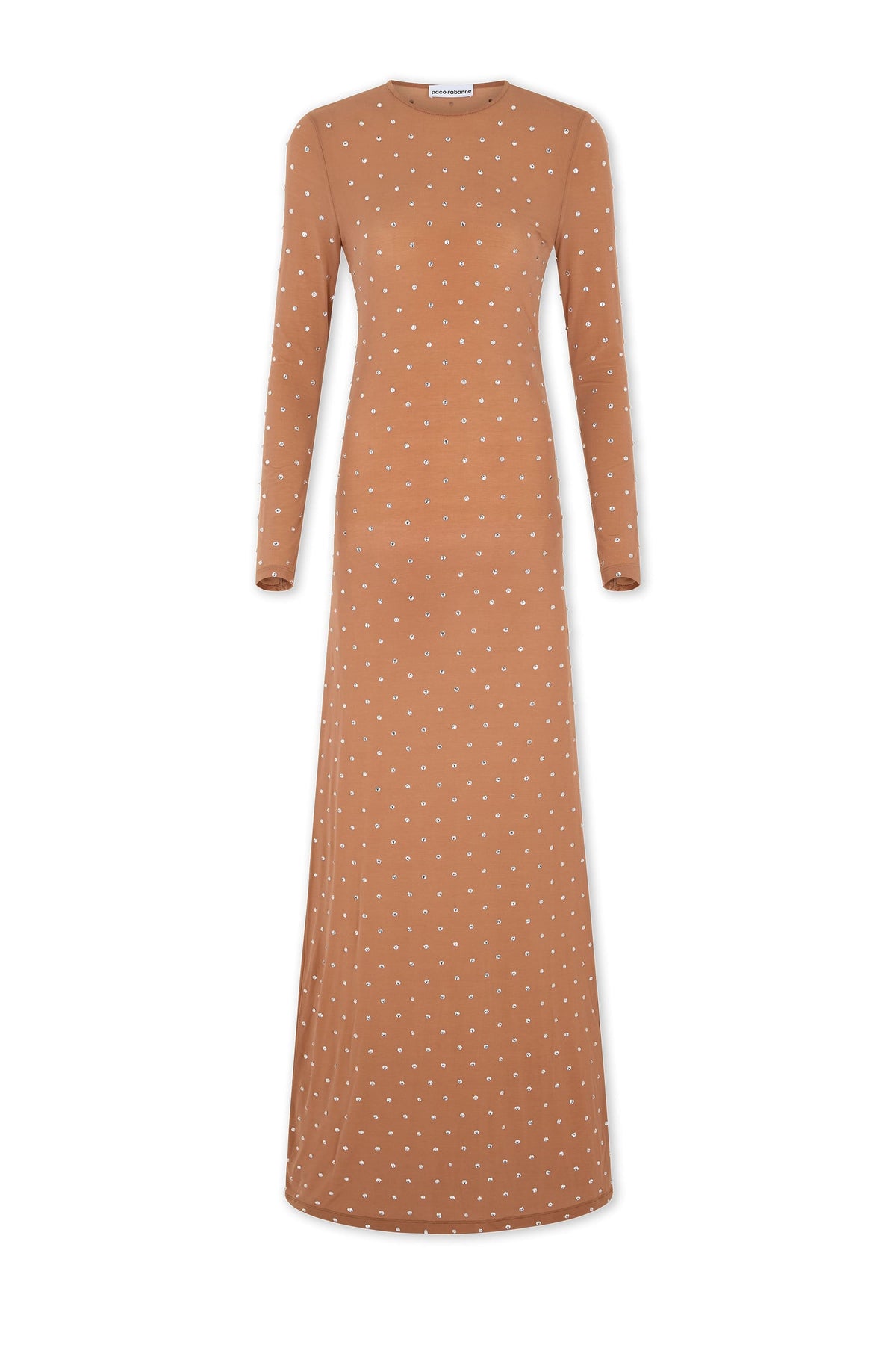 Robe longue à strass - New Caramel