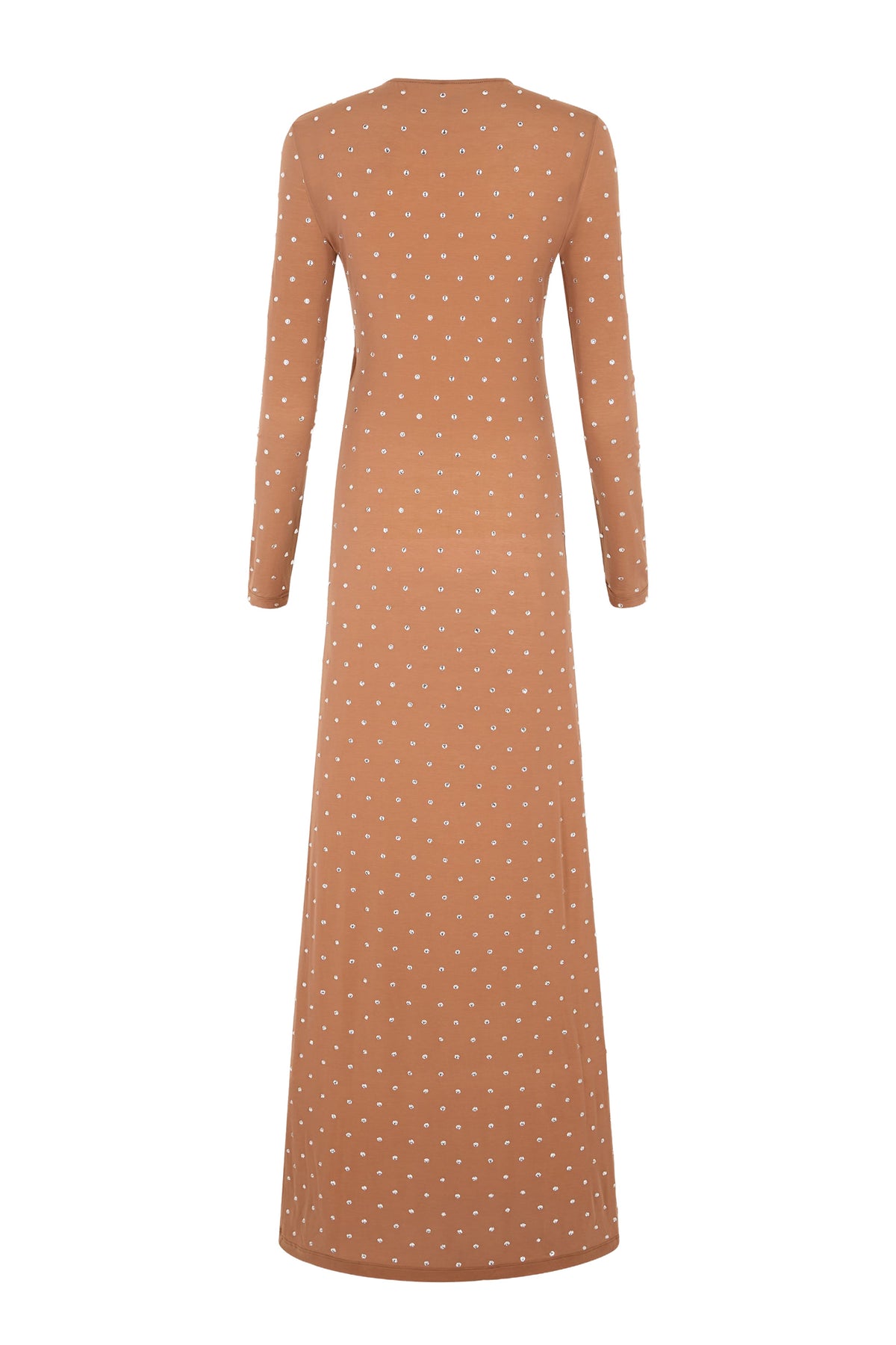 Robe longue à strass - New Caramel