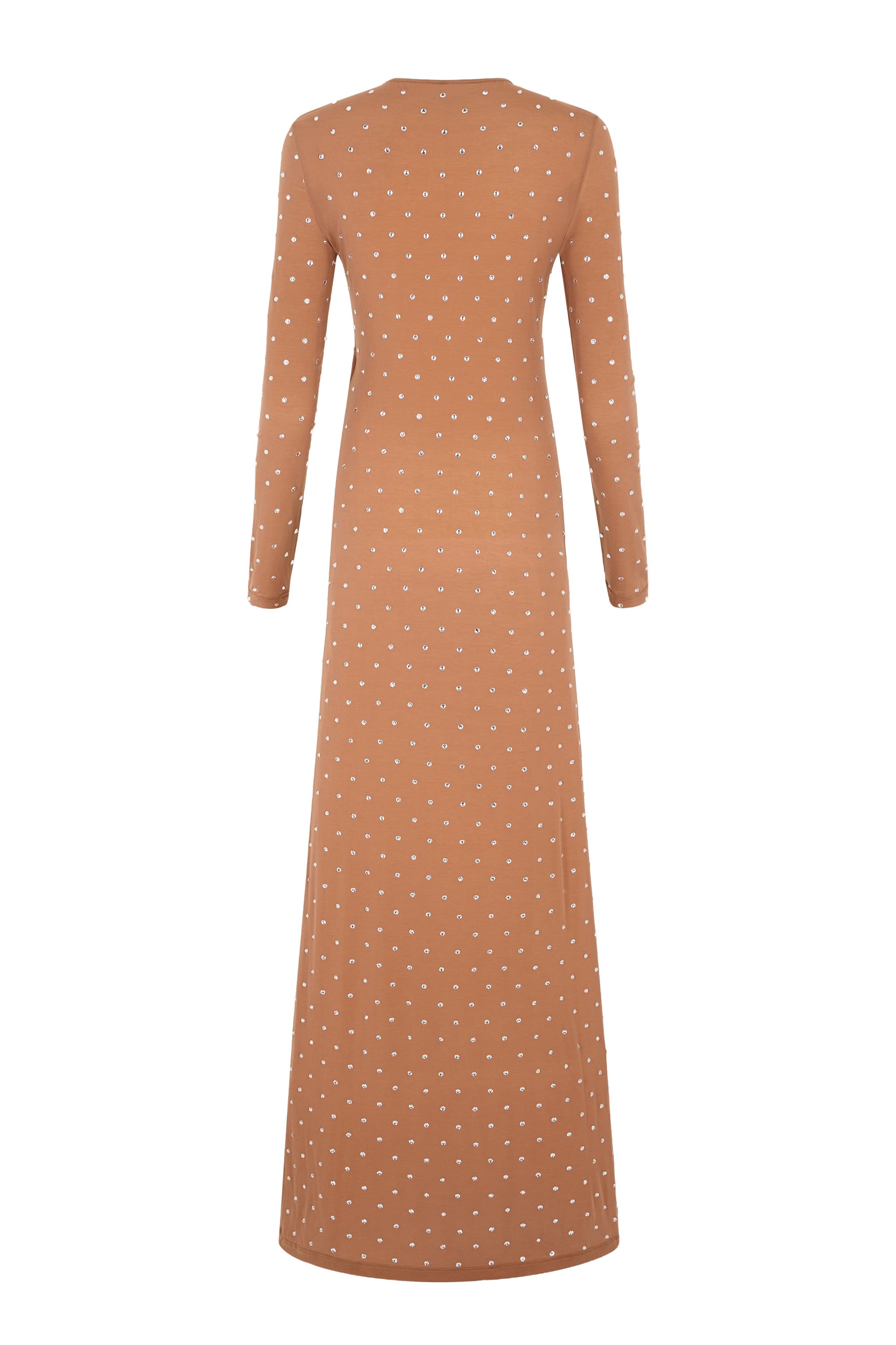 Robe longue à strass - New Caramel