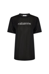 T-shirt avec logo scintillant - Black