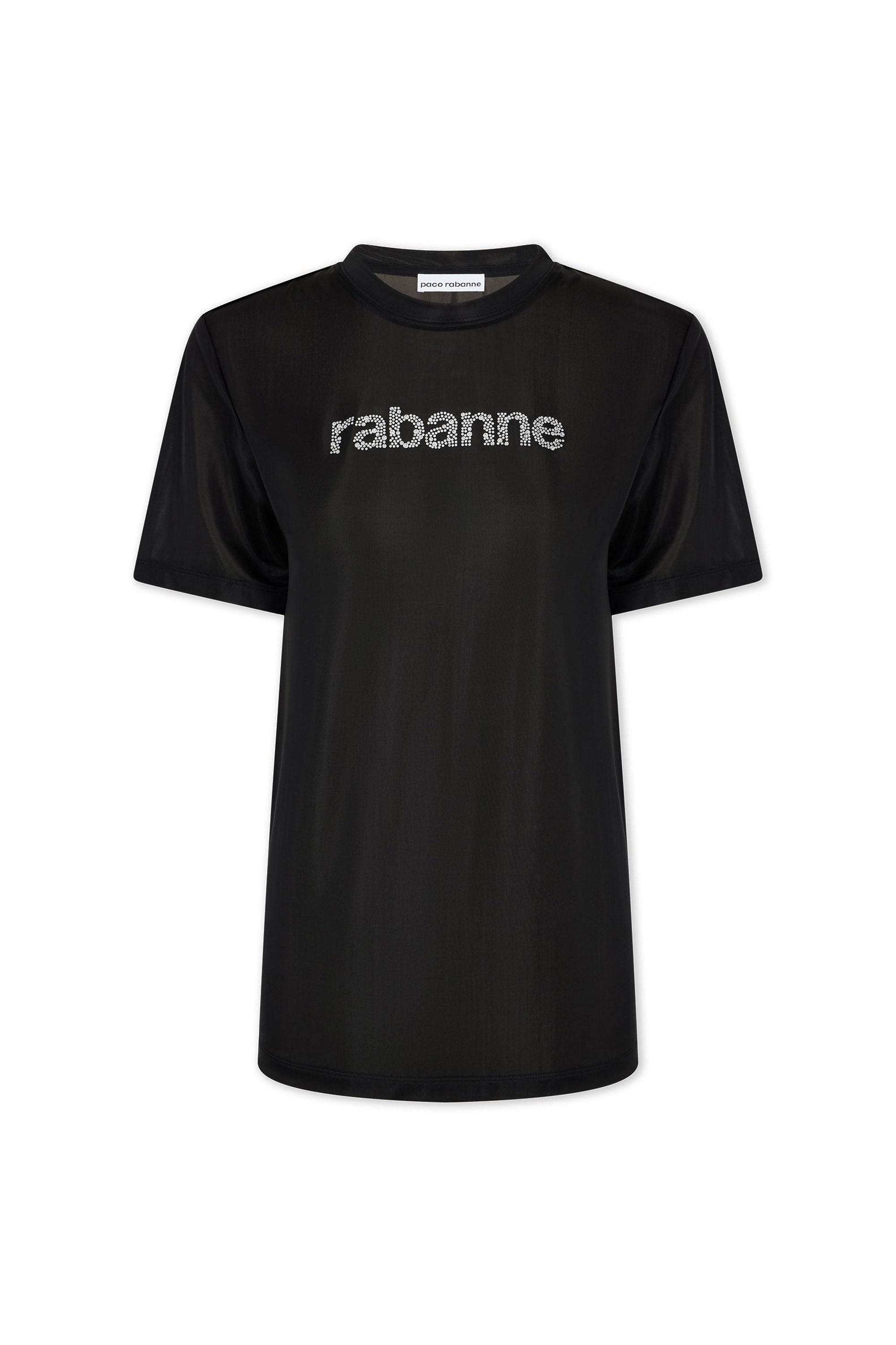 T-shirt avec logo scintillant - Black