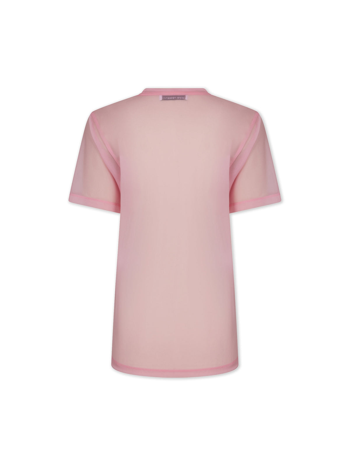 T-shirt à logo scintillant - Peony Pink