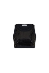 Brassière avec sequins - Black