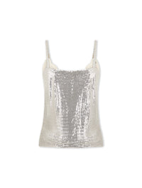Caraco en mesh & dentelle - Silver