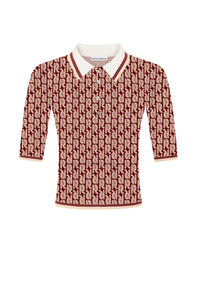 Polo monogramme - New White