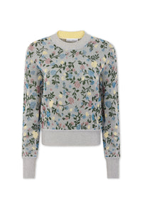Silver Floral Pull - Silver Floral