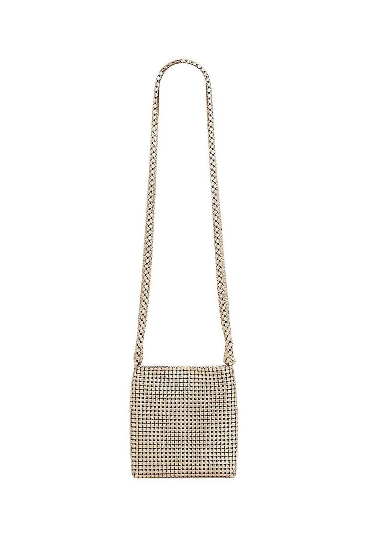 GOLD CROSSBODY PIXEL BAG