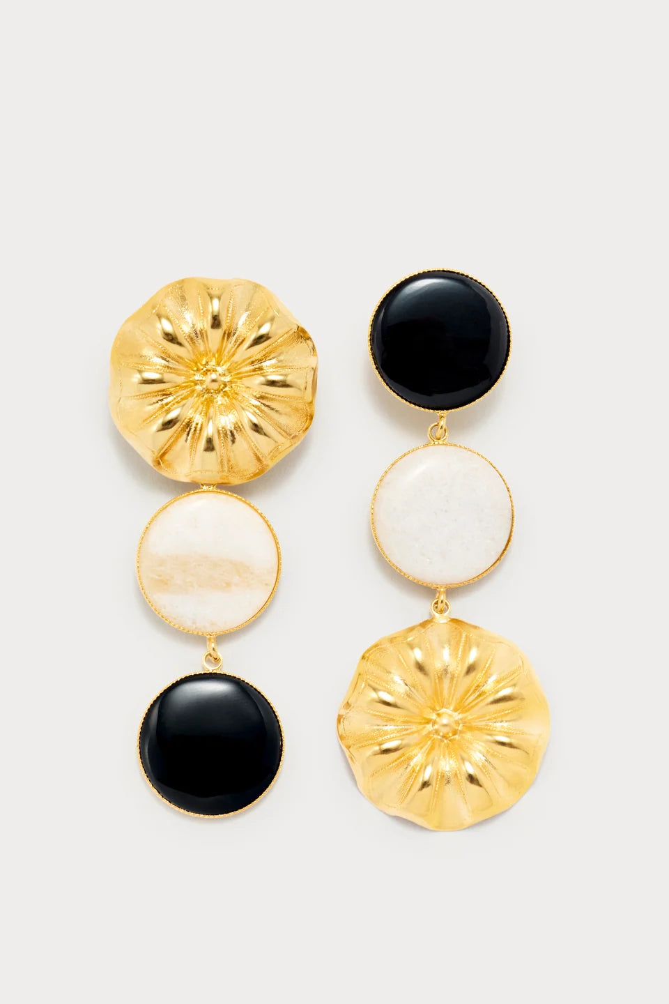 BLACK & WHITE // SONIA DAISY DOUBLE STONE