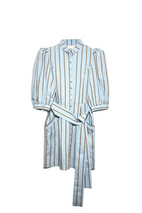 CELESTE & CAMEL // AMOAKO-DRESS SHORT STRIPES