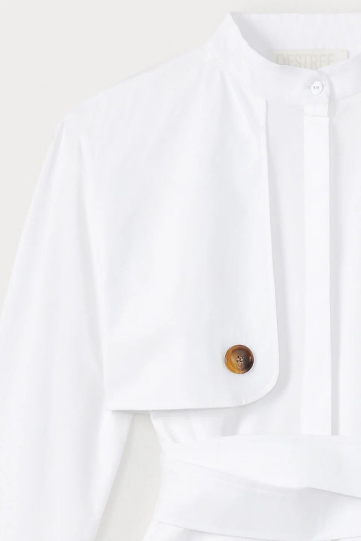Robe chemise longue Hans en popeline - White
