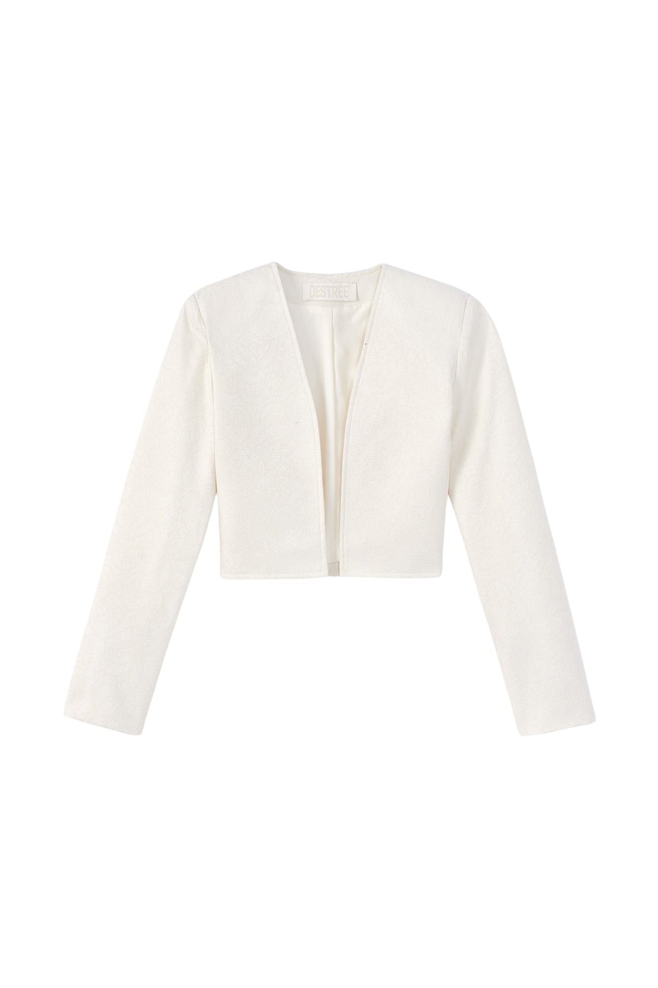 ECRU HELMUT JACQUARD veste boléro jacquard