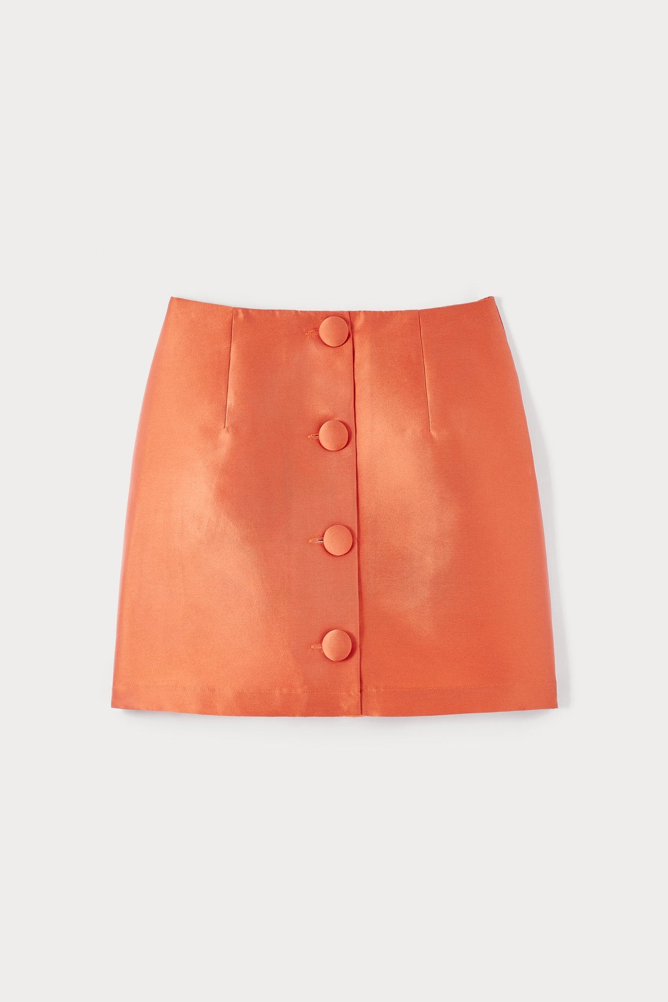 APRICOT LUCIO SMART mini-jupe en satin avec boutons