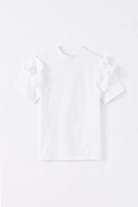 WHITE SOPHIE RUCHER Chemise à manches volantées