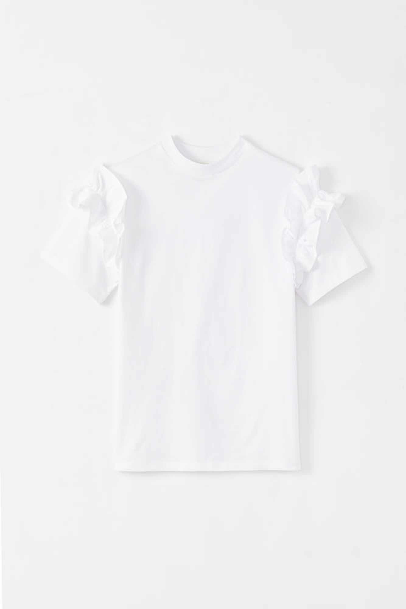WHITE SOPHIE RUCHER Chemise à manches volantées