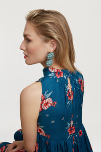 RECO PRIX : 67,5 // Jaipur Dress Bukhara Flower Teal
