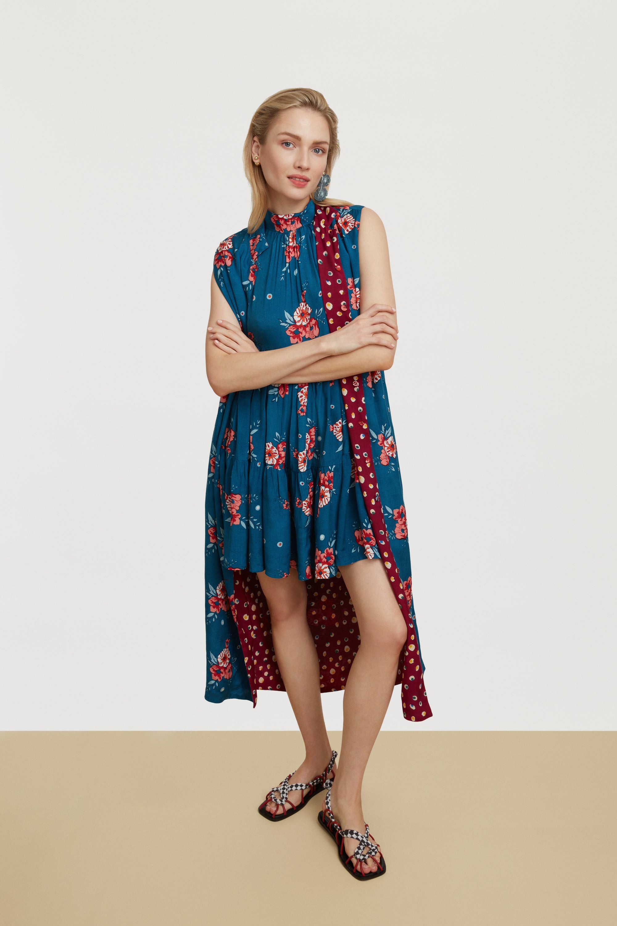 RECO PRIX : 67,5 // Jaipur Dress Bukhara Flower Teal