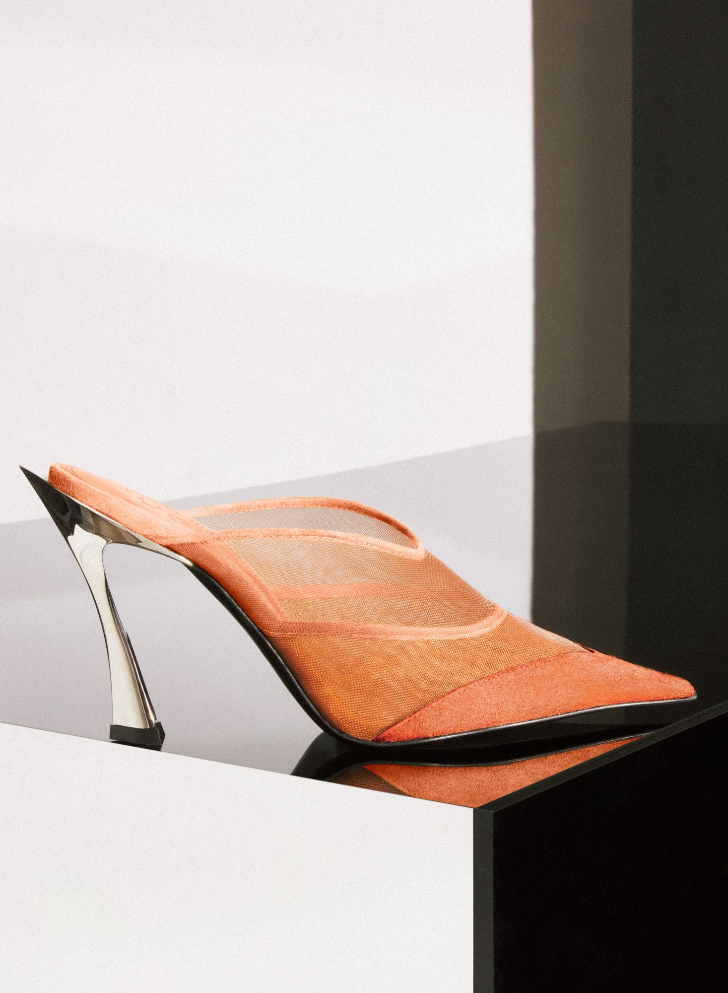 CINNAMON MESH FANG 95 MULES