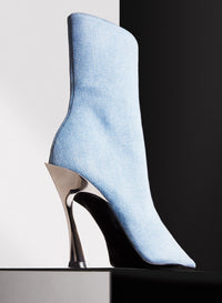 DENIM FANG 95 ANKLE BOOTS