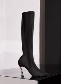 BLACK MESH FANG 95 BOOTS