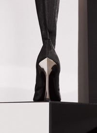 BLACK MESH FANG 95 BOOTS