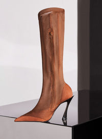 BLACK MESH FANG 95 BOOTS