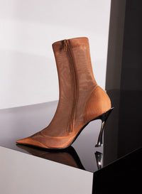 CINNAMON MESH FANG 95 ANKLE BOOTS