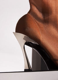 CINNAMON // Cinnamon mesh Fang 95 ankle boots
