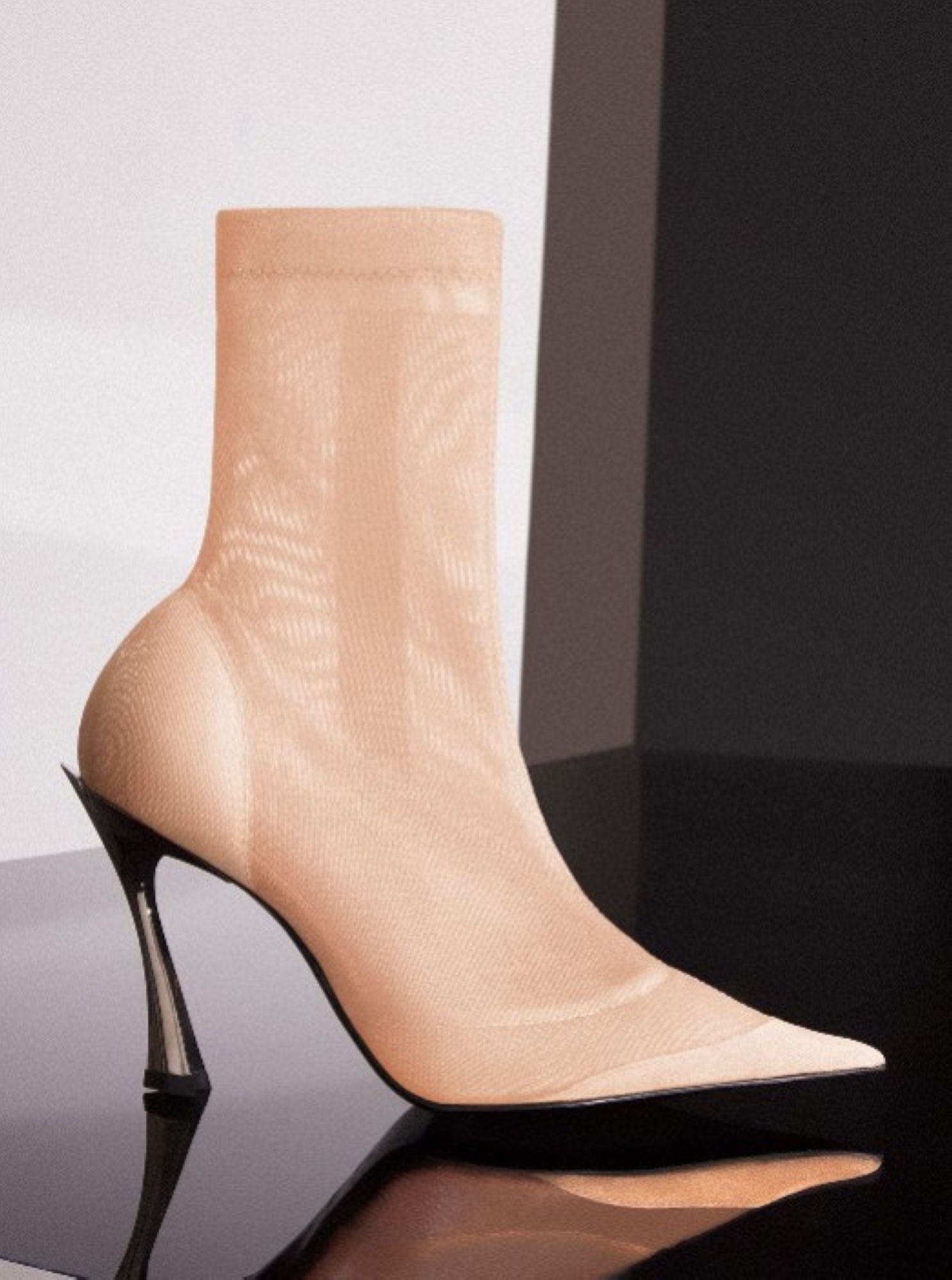 CINNAMON MESH FANG 95 ANKLE BOOTS
