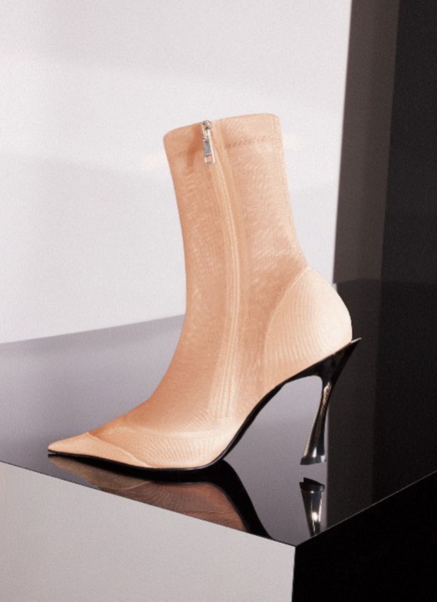 CINNAMON MESH FANG 95 ANKLE BOOTS