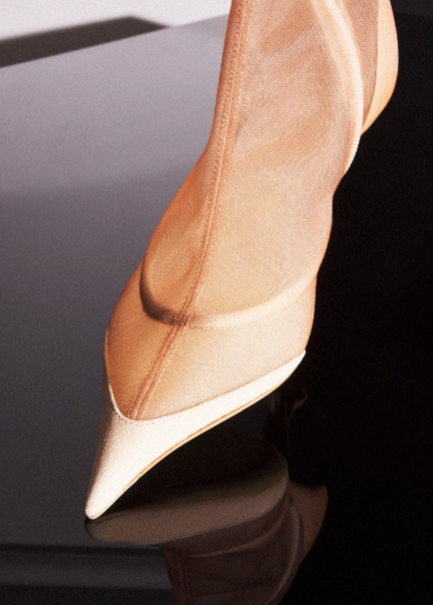 CINNAMON MESH FANG 95 ANKLE BOOTS