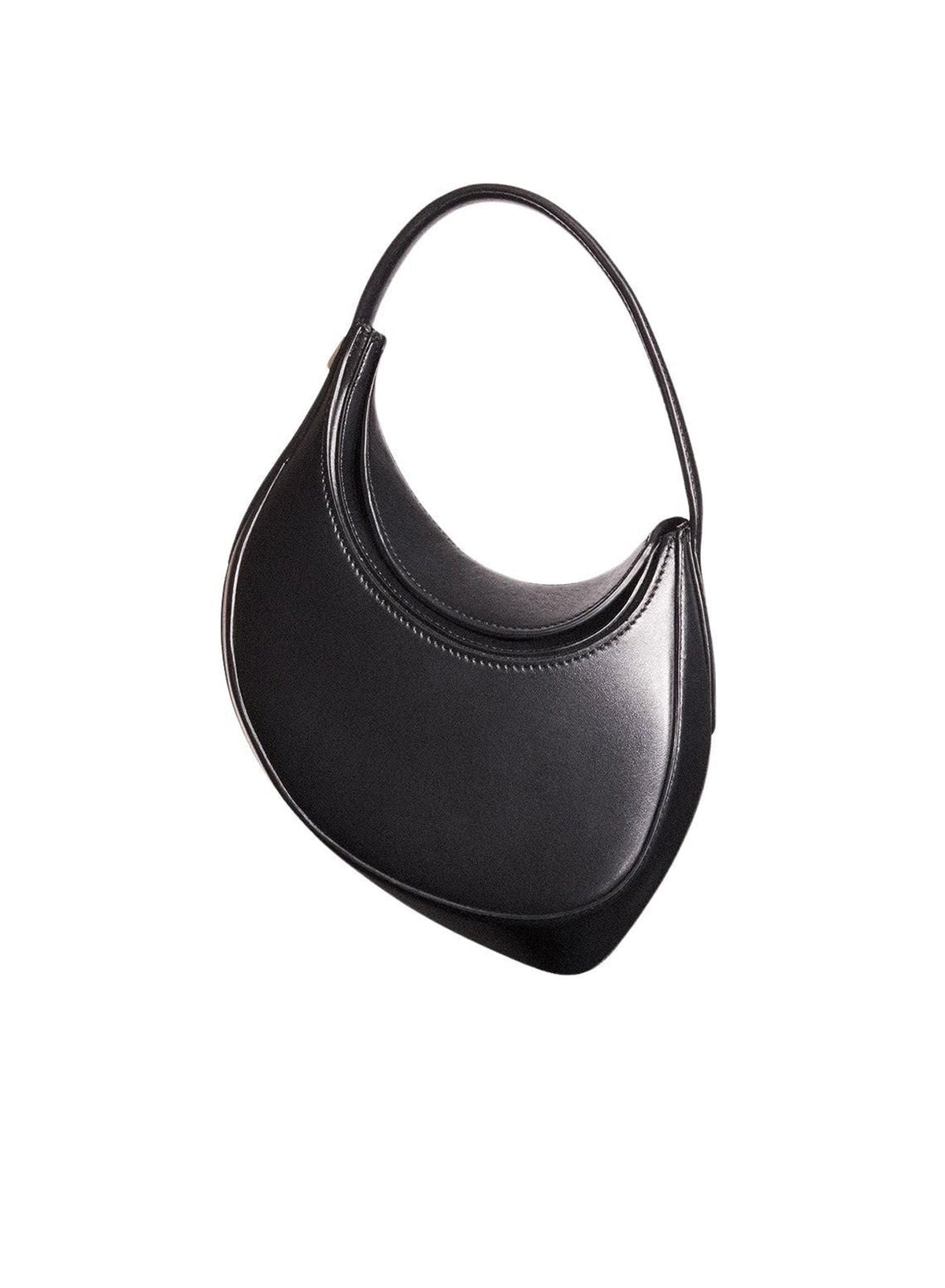 BLACK // black mini smooth spiral curve 02 -
