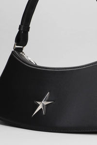 BLACK // black leather zenith bag