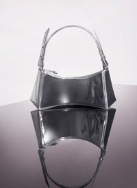 METALLIC SILVER ZENITH BAG