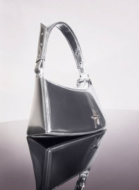 METALLIC SILVER ZENITH BAG