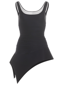 BLACK DOUBLE STRAP DRESS