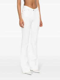 WHITE FLARED JEANS