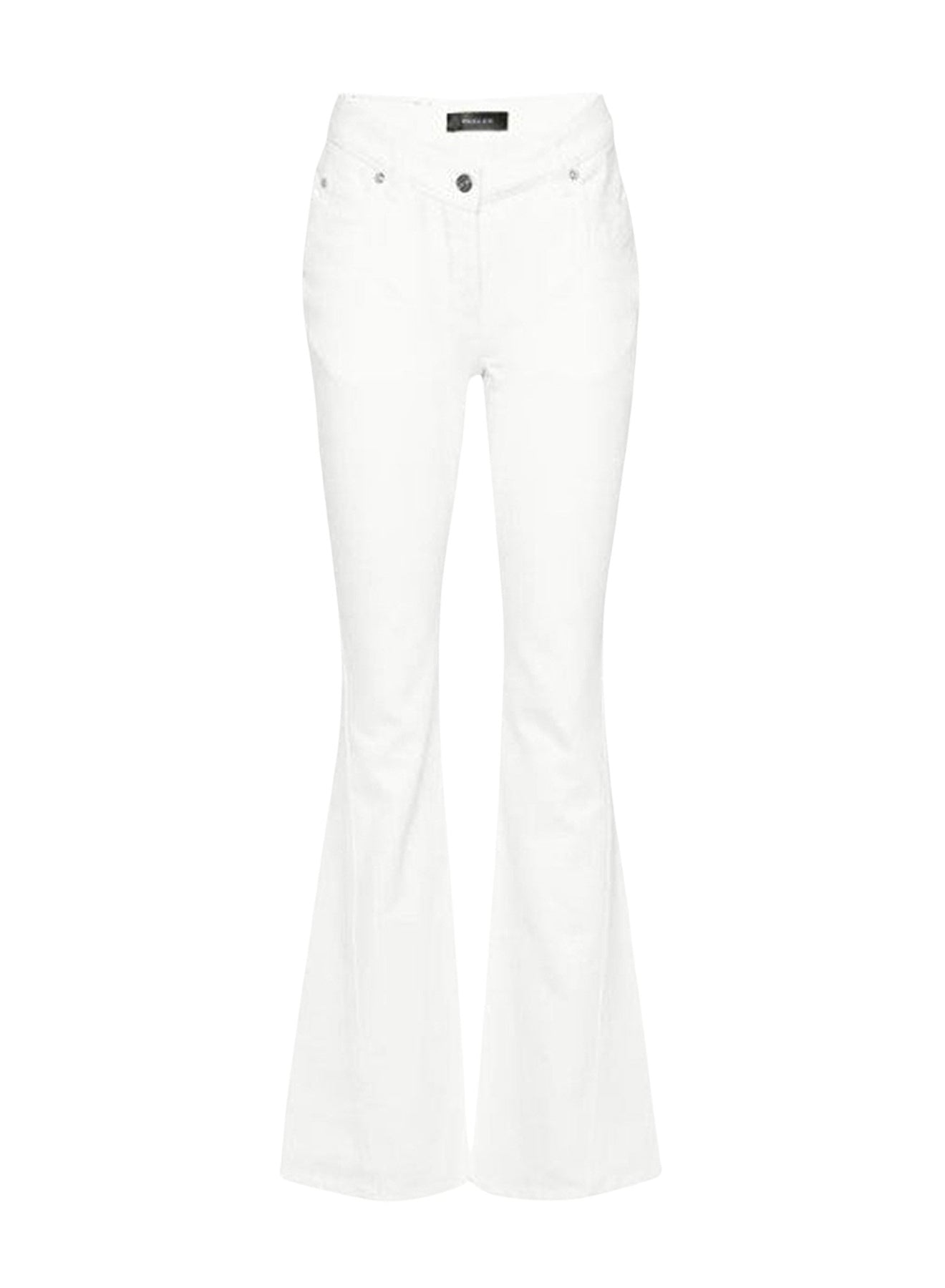 WHITE FLARED JEANS