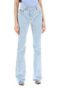 WHITE FLARED JEANS
