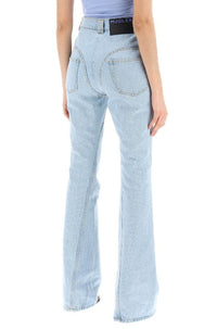 WHITE FLARED JEANS