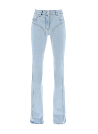 WHITE FLARED JEANS