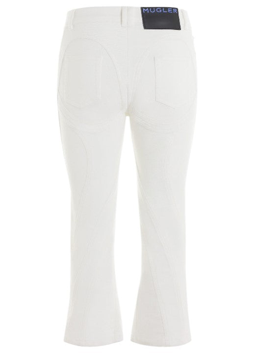 WHITE CAPRI JEANS