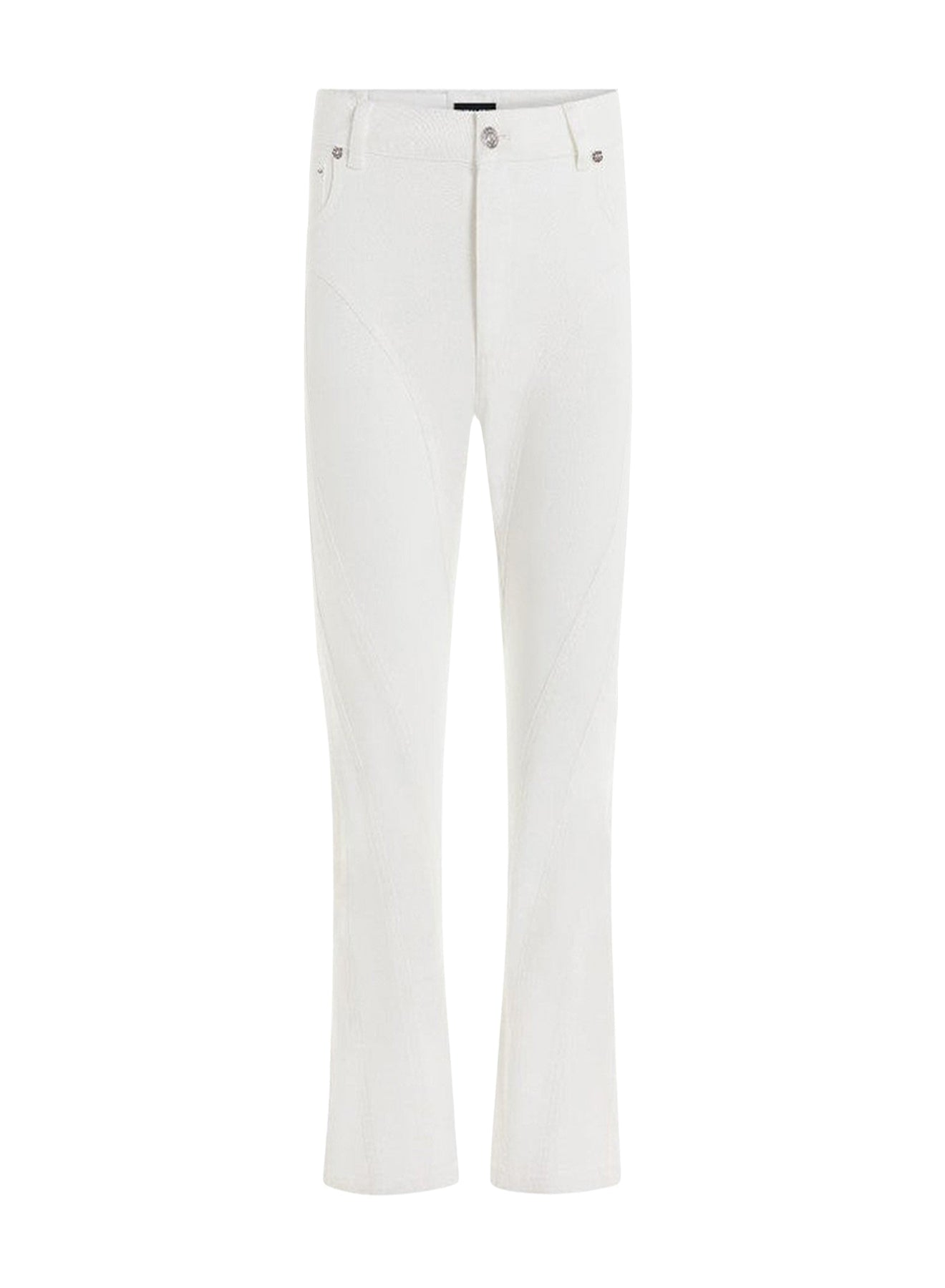 WHITE CAPRI JEANS
