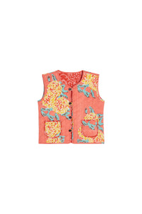RECO PRIX : 56 // Kids Gilet Damask Design Red