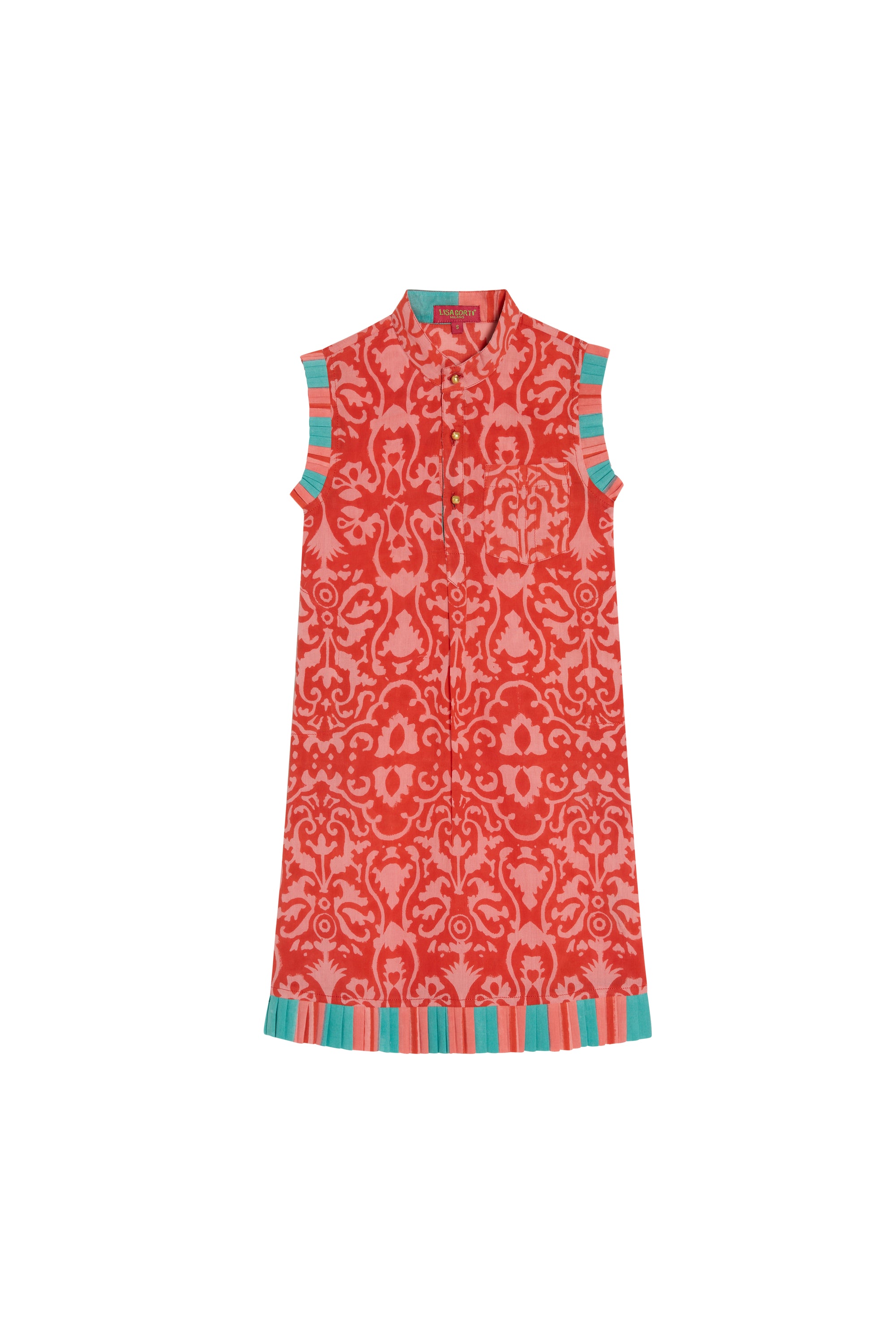 RECO PRIX : 52,5 // Kids Spring Dress Damask Design Red